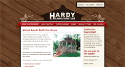Desktop Screenshot of hardy-lawn-furniture.com