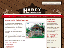 Tablet Screenshot of hardy-lawn-furniture.com
